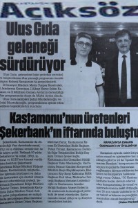Ulus Gıda 37 Sanayi Ticaret Ltd. Şti.